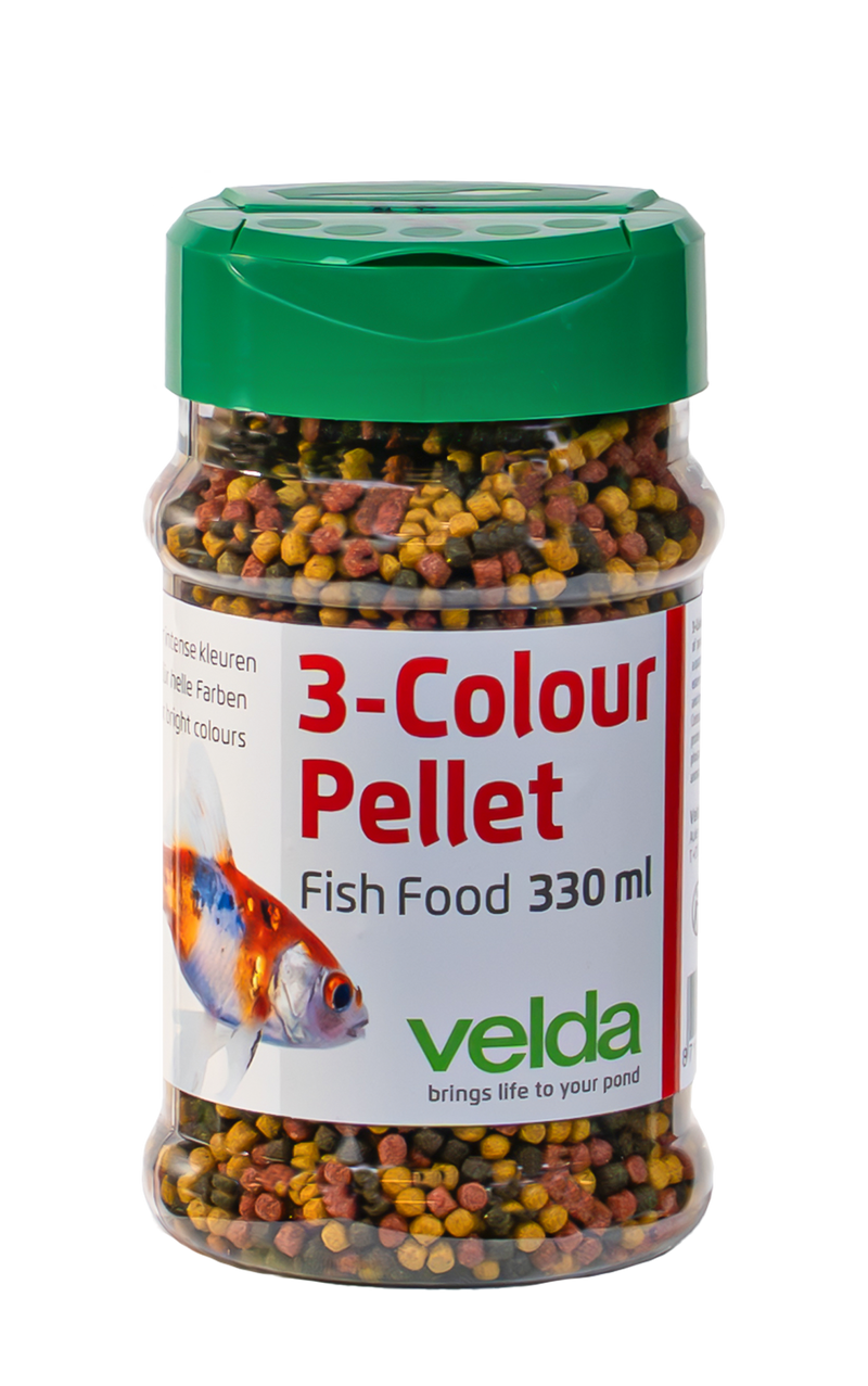 Velda Velda Vi3-Colour Pellet - 330 ML | Koivoer Kleur, detailaanzicht Koivoer Kleur
