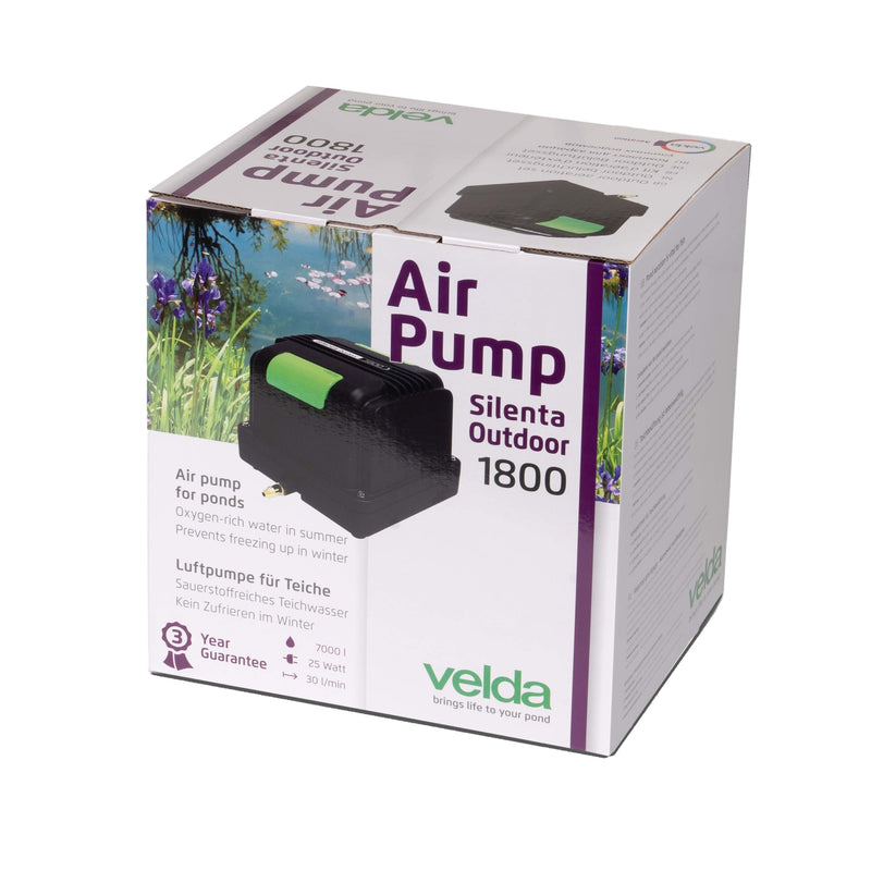 Velda Velda Silenta Outdoor Pro 1800 luchtpomp | Luchtpomp, detailaanzicht Luchtpomp