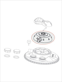 Velda Velda Grijze Kap + Hendel CC 100 | Onderhoudsproduct, miniatuur 3