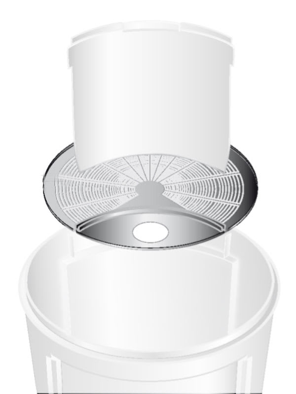 Velda Velda Bodemrooster Clear Control NG 25/50/75 | Filtermedium, detailaanzicht Vijveronderdelen
