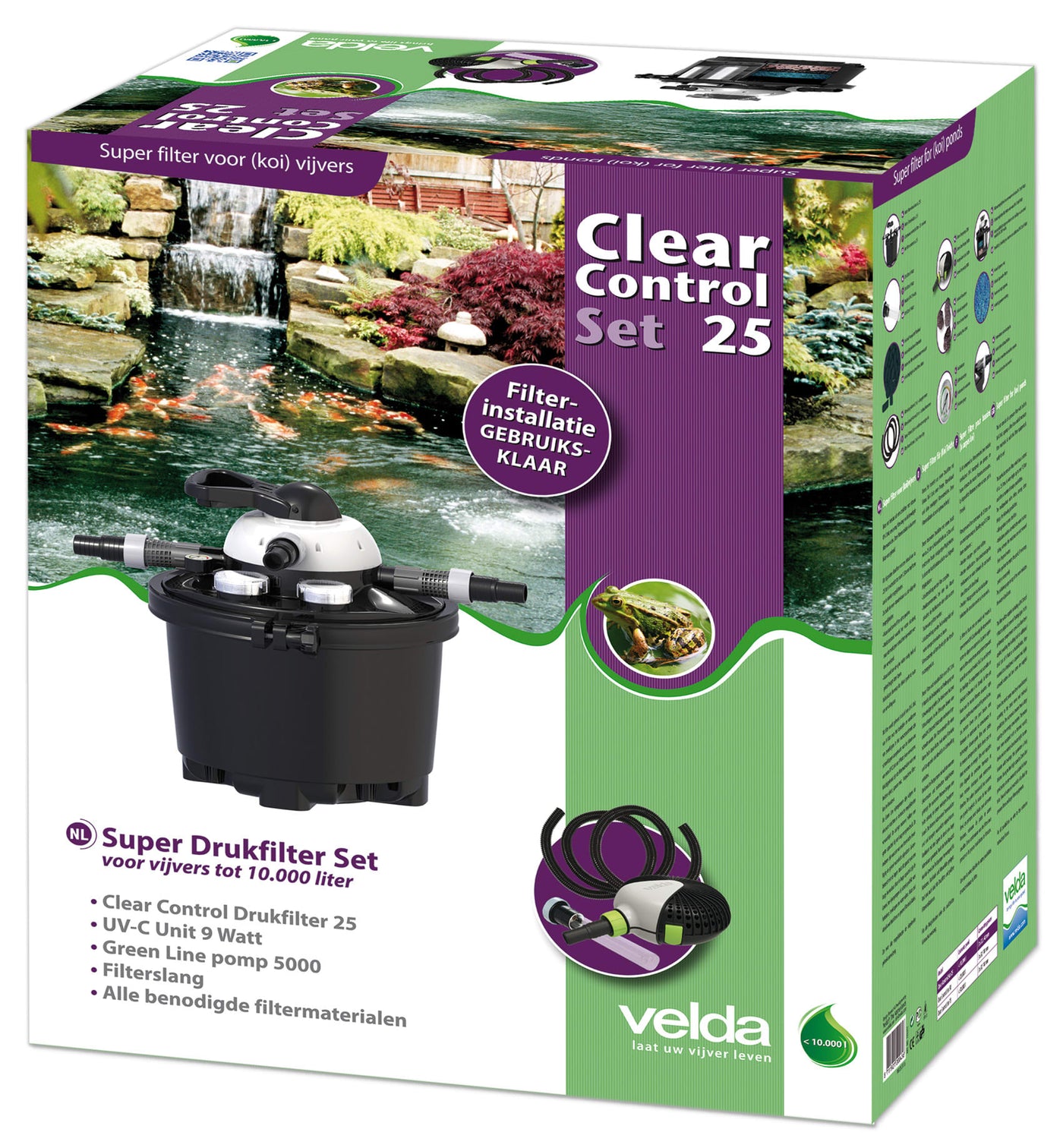 Velda Velda Clear Control 25 Set - Vijverfilter set | Filterpomp