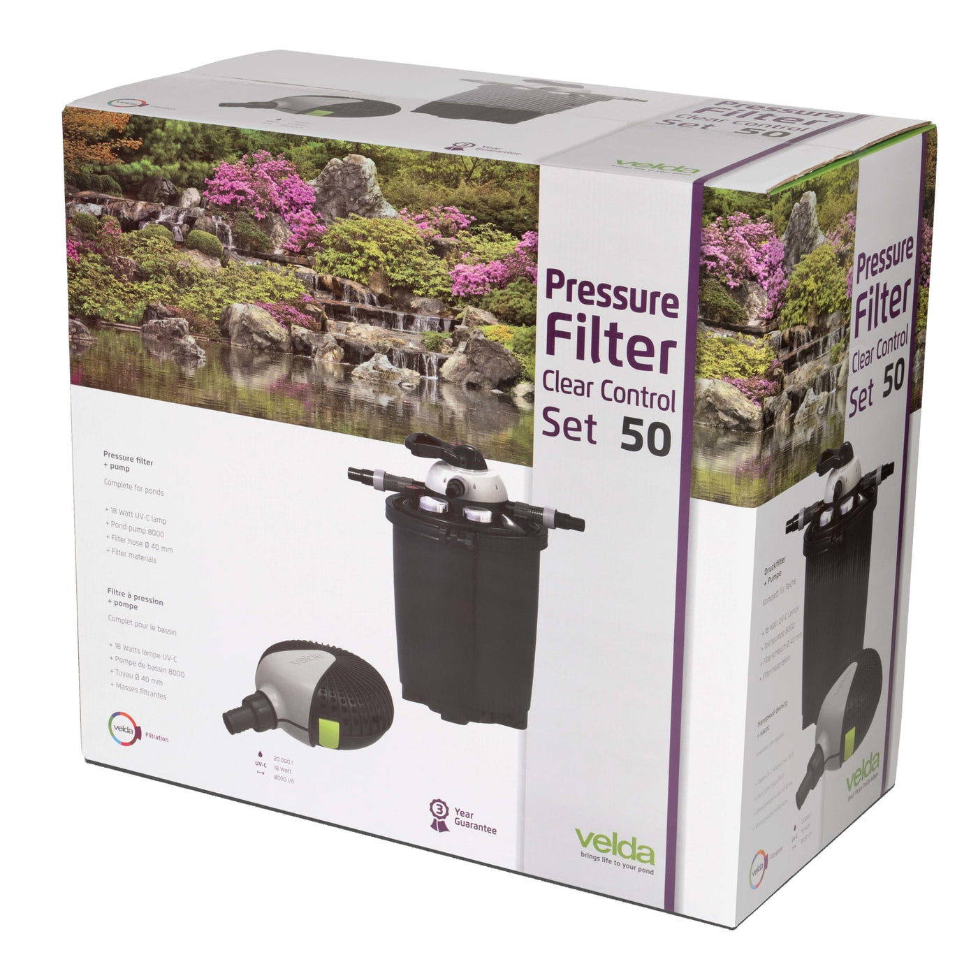Velda Velda Clear Control 50 Set Tot 20.000 Liter Vijver | Filterp