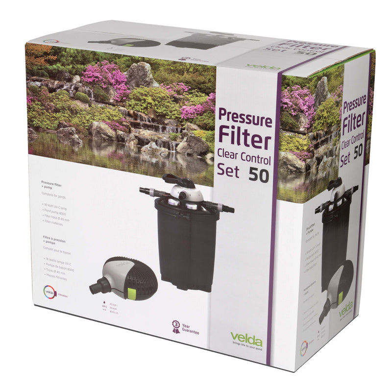 Velda Velda Clear Control 50 Set Tot 20.000 Liter Vijver | Filterp, afbeelding 3 Vijverfilters