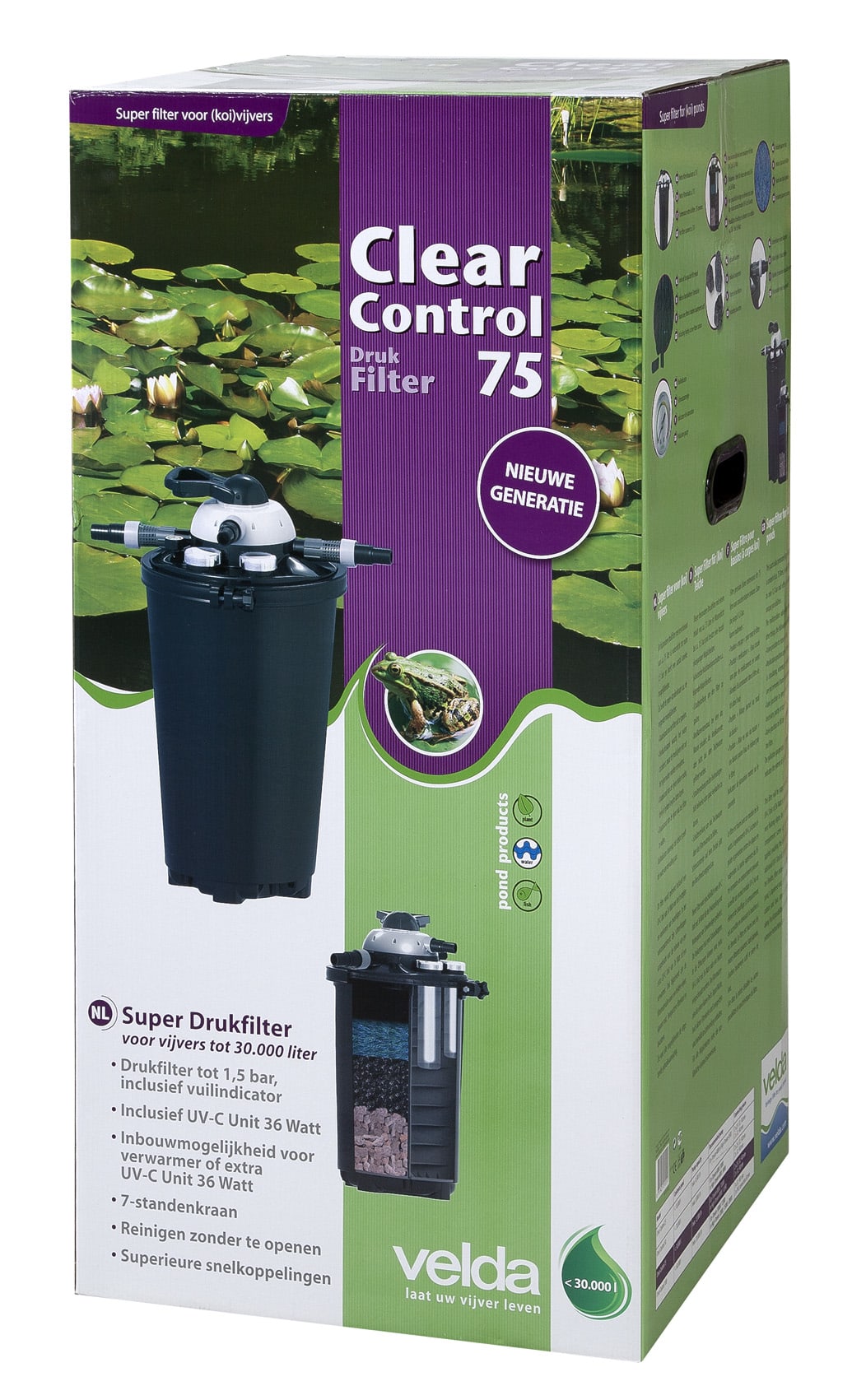 Velda Velda Clear Control 75 + UV-C Unit 36 Watt | UV-C Unit