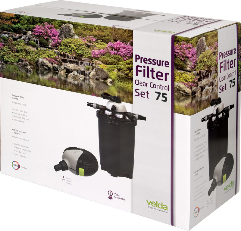 Velda Velda Clear Control 75 Set Tot 30.000 Liter Vijver | Filterp, afbeelding 3 Vijverfilter