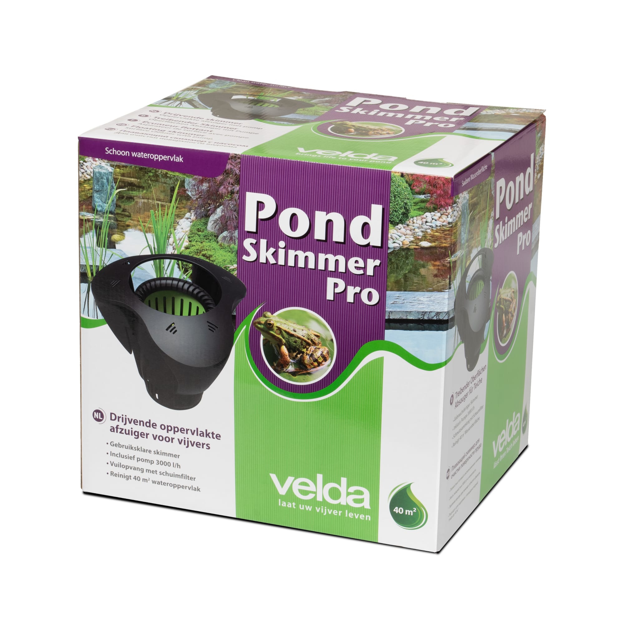 Verpakking van Velda Pond Skimmer Pro voor vijvers tot 40 m2