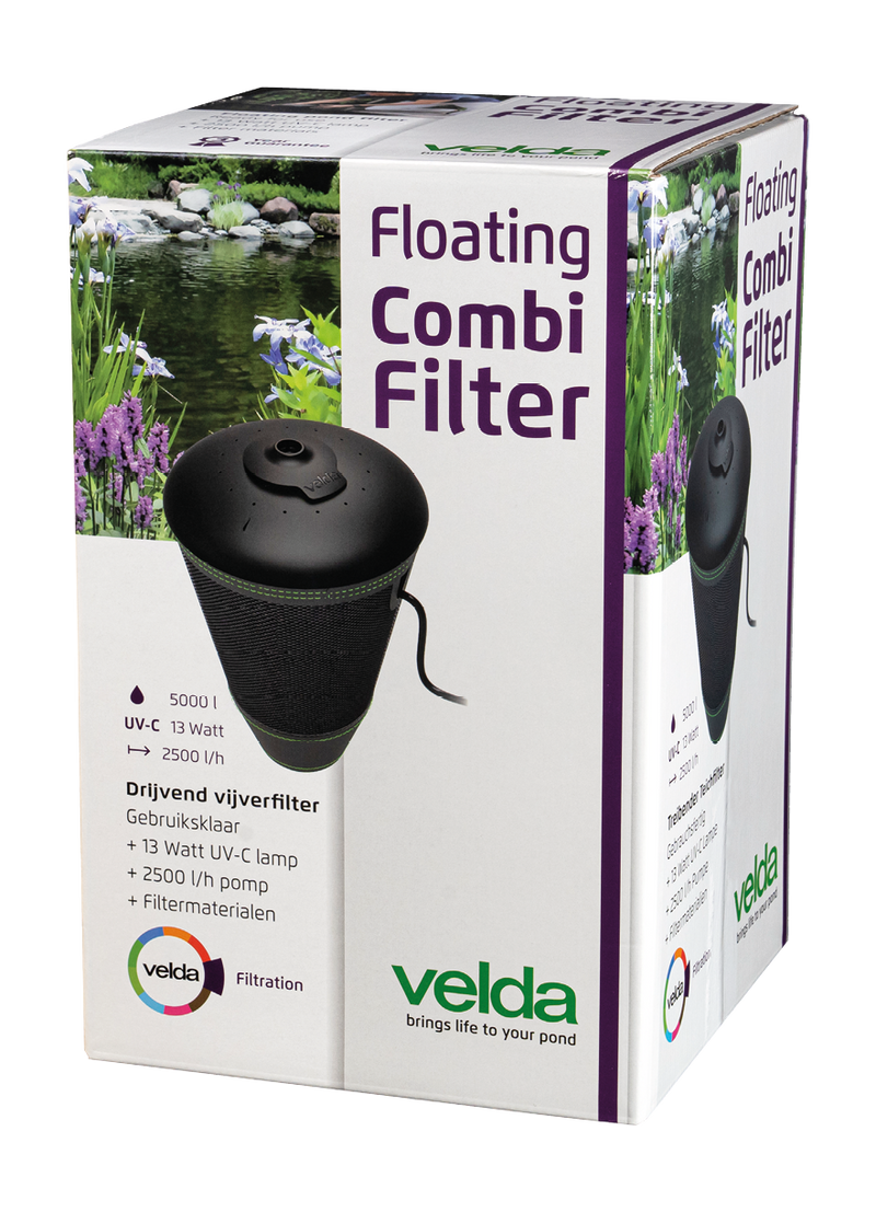 Velda Velda Floating Combi Filter 2500 | Filterpomp, Filterpomp bij Vijvercentrum