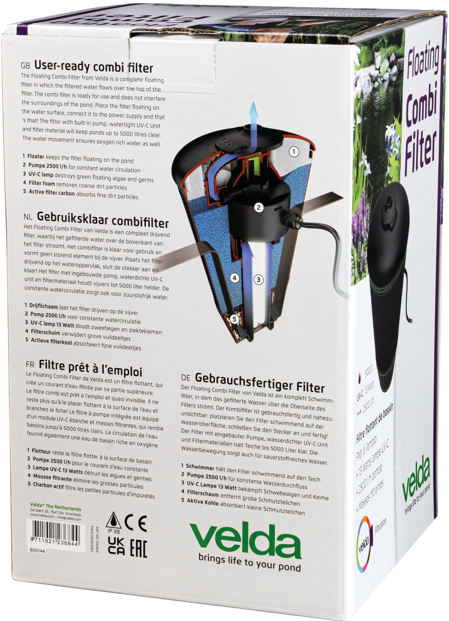 Velda Velda Floating Combi Filter 2500 | Filterpomp