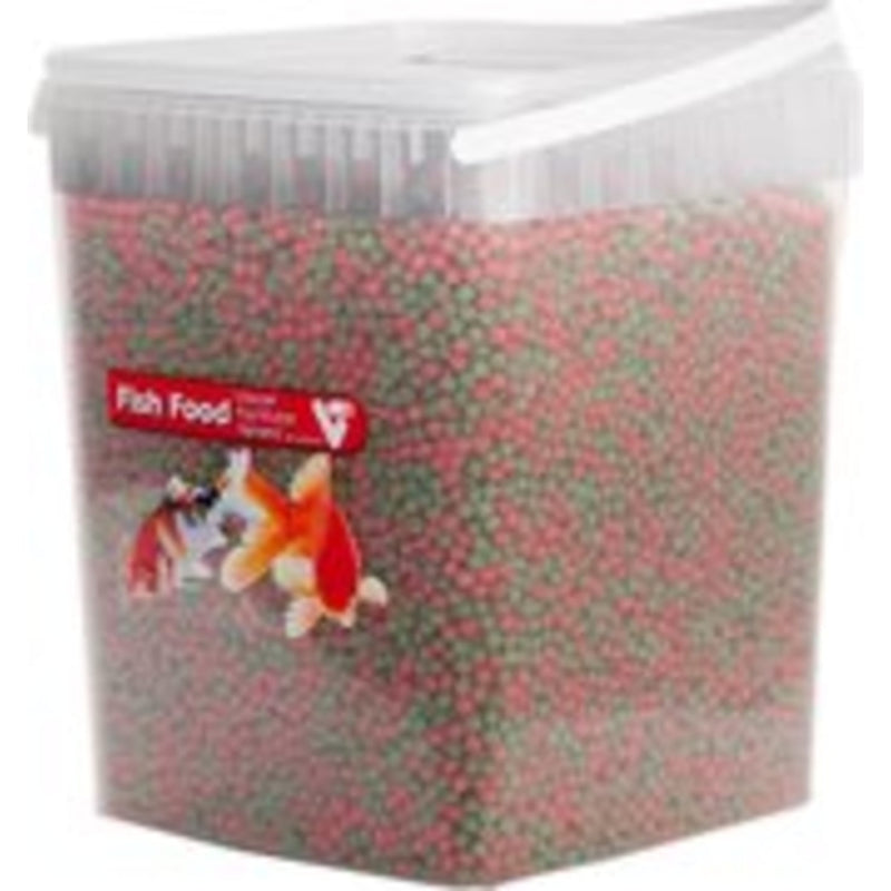 Vt Fish Food 2-Colour Pellet 3 mm - Vijvervisvoer 2,5 liter, Visvoer bij Vijvercentrum
