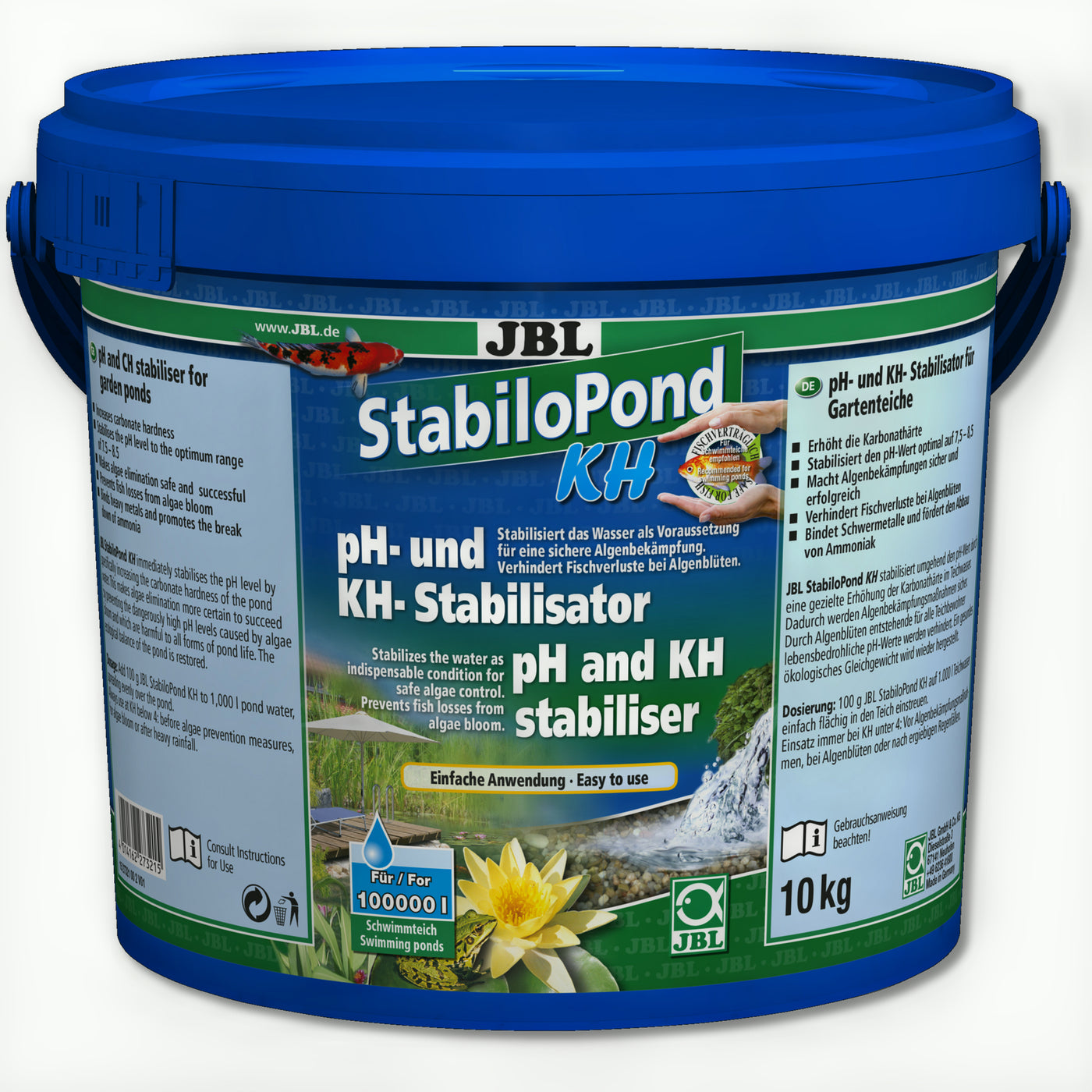 JBL StabiloPond KH 10 kg - KH-verhoger voor vijvers