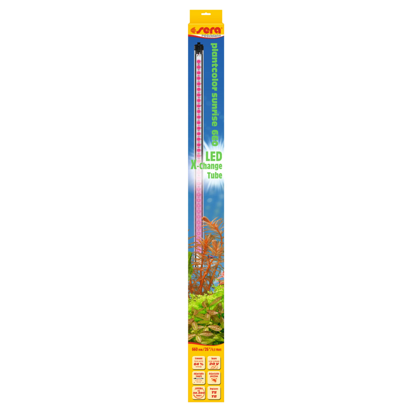 Sera LED Plantcolor Sunrise 660 mm 8,3W - LED buis voor aquariumplanten productafbeelding