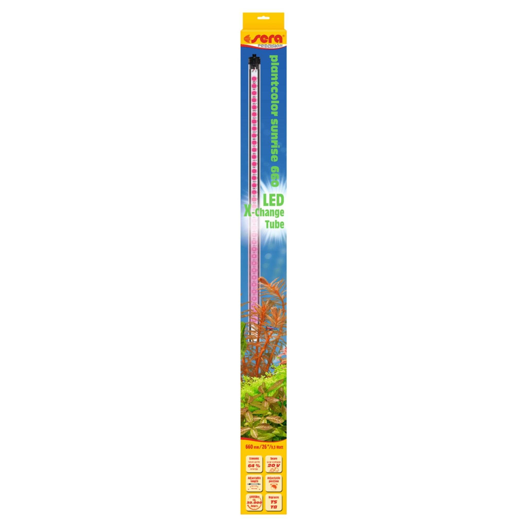 Sera LED Plantcolor Sunrise 660 mm 8,3W - LED buis voor aquariumplanten productafbeelding