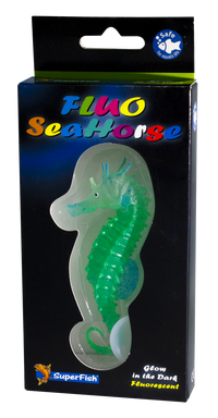 Superfish Fluo Seahorse groen - Fluorescerend zeepaardje voor aquarium, miniatuur 2