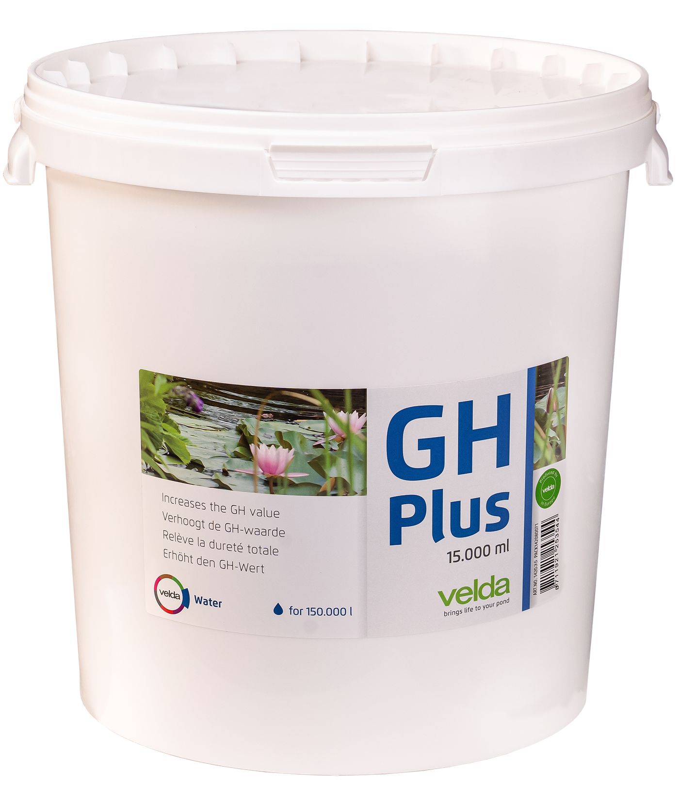 Velda Velda GH Plus 15 liter - totale hardheid verhogen in de vijv