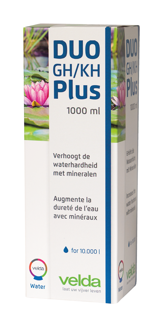 Velda Duo GH/KH Plus 1000 ml verpakking voor 10.000 liter vijverwater
