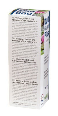Achterzijde Velda Duo GH/KH Plus 1000 ml met gebruiks- en bewaaradvies, miniatuur 2