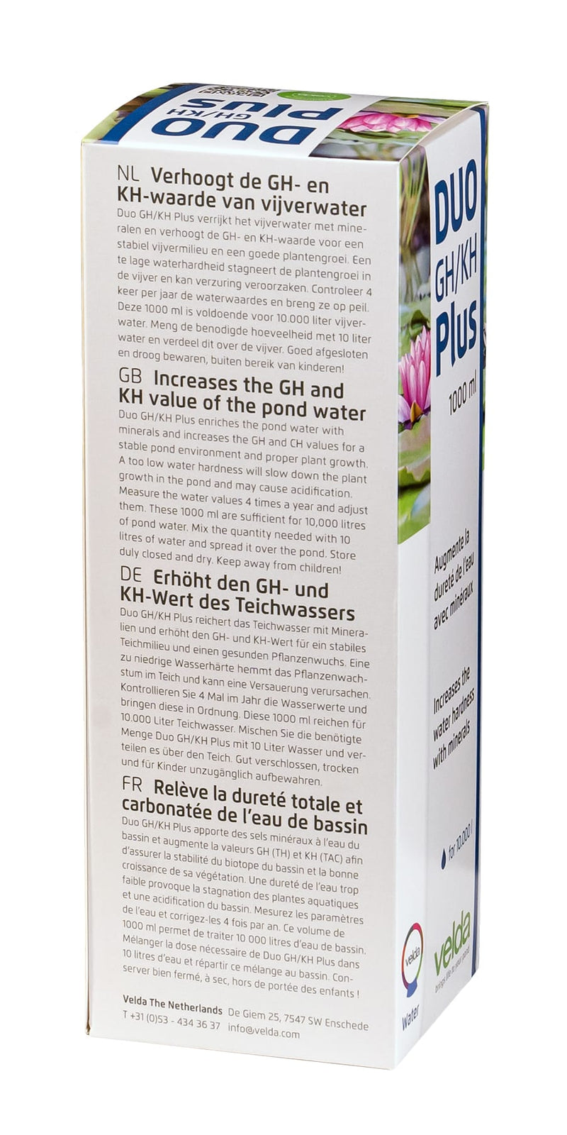 Velda Velda Duo GH / KH Plus -1.000 ml | Waterverbeteraar, detailaanzicht Waterverbeteraar
