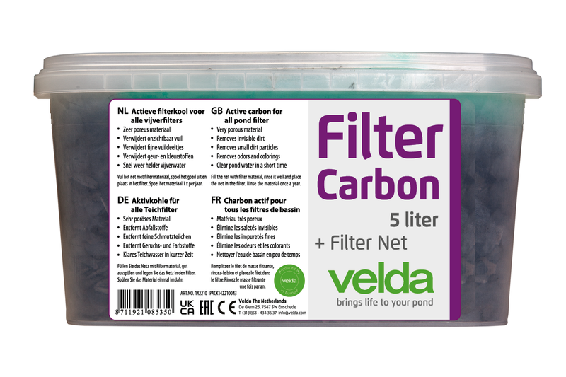 Vt Actief Kool Filtermateriaal Voor Vijvers - 5.000 ml | Filter, afbeelding 3 Filtermedium