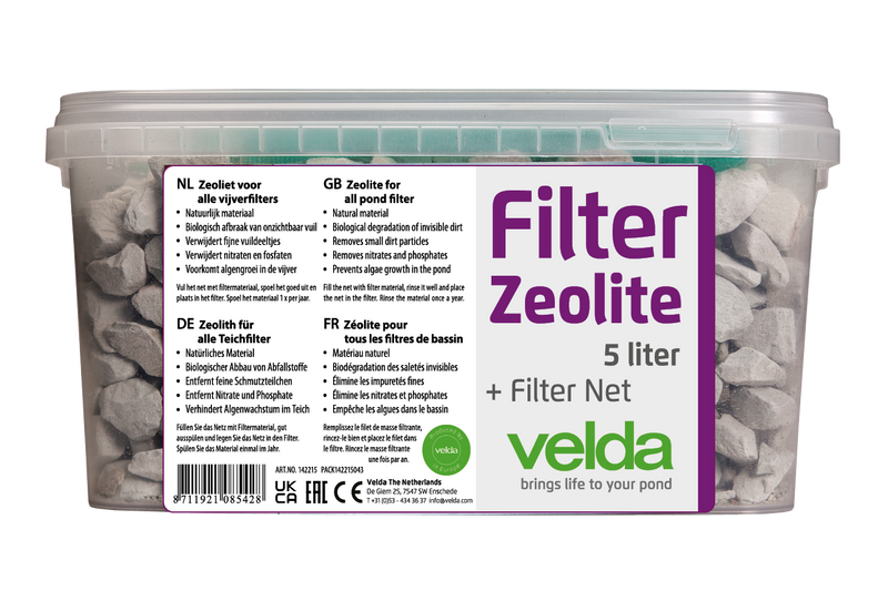 Vt Zeoliet Filtermateriaal Voor Vijvers - 5000 ml | Filtermater, afbeelding 3 Filtermedium