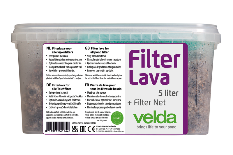 Vt Filterlava Filtermateriaal Voor Vijvers 5000 ml | Filtermate, afbeelding 2 Filtermateriaal