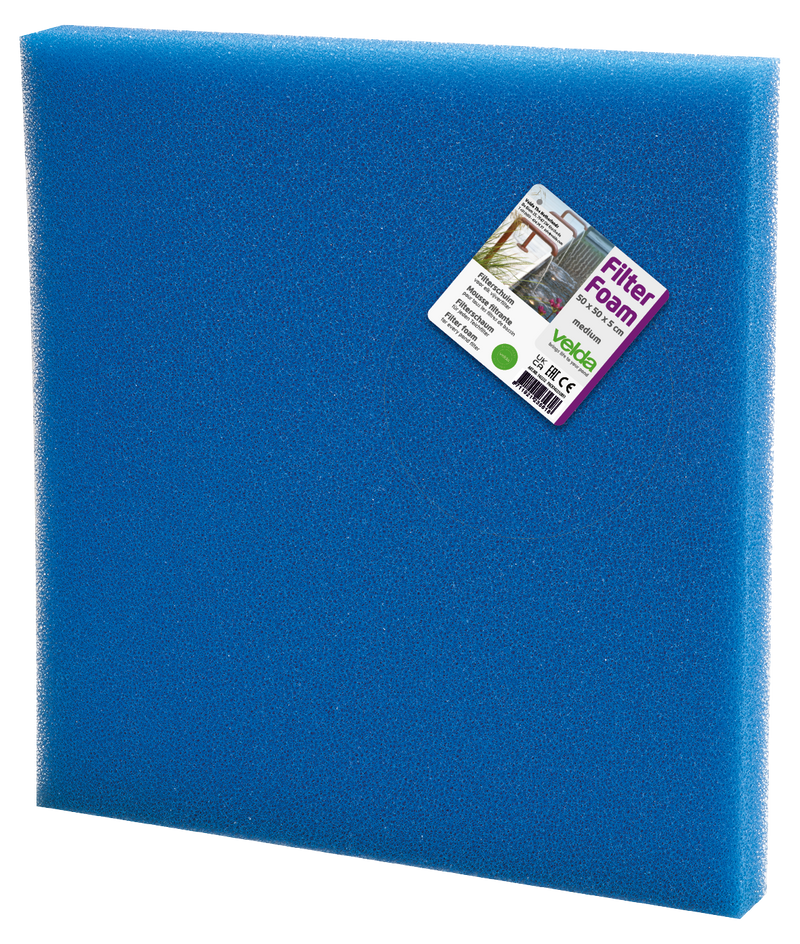 Velda Velda Filter Foam blue 50x50x5cm | Filtermedium, detailaanzicht Filtermedium