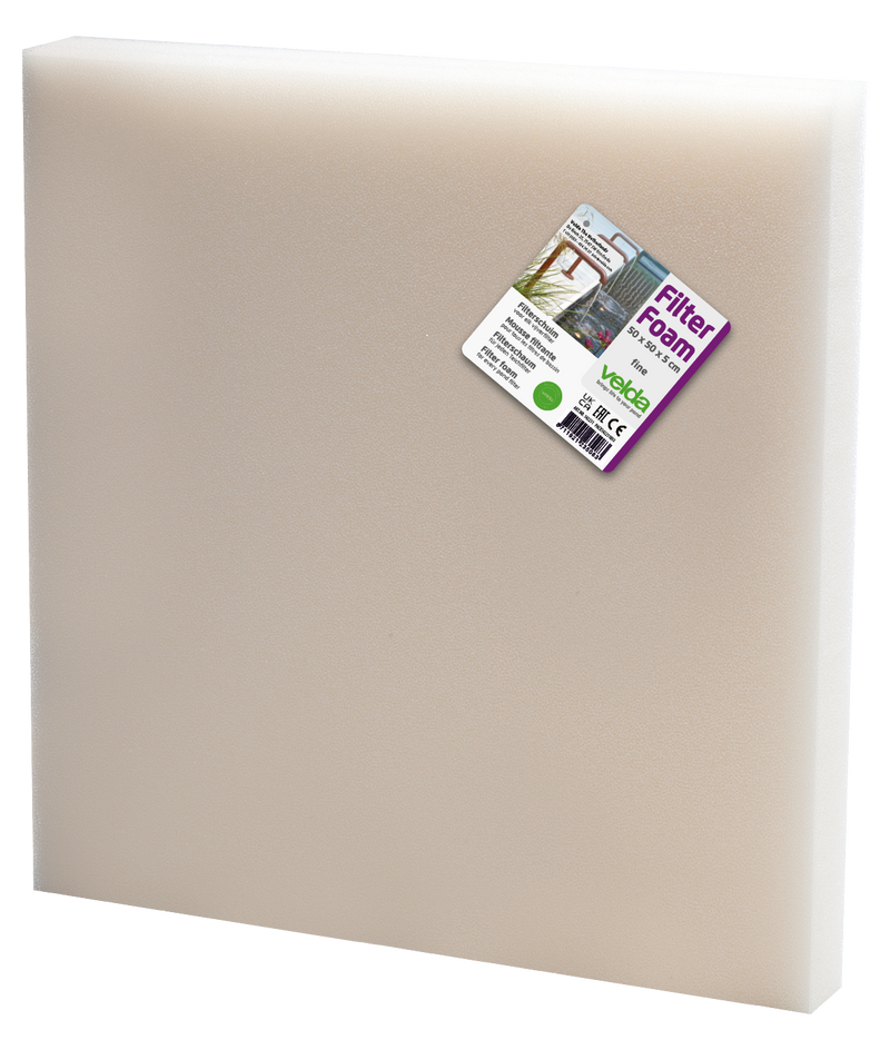 Velda Velda Filter Foam White 50 x 50 x 2 cm | Filtermedium, Filtermedium bij Vijvercentrum