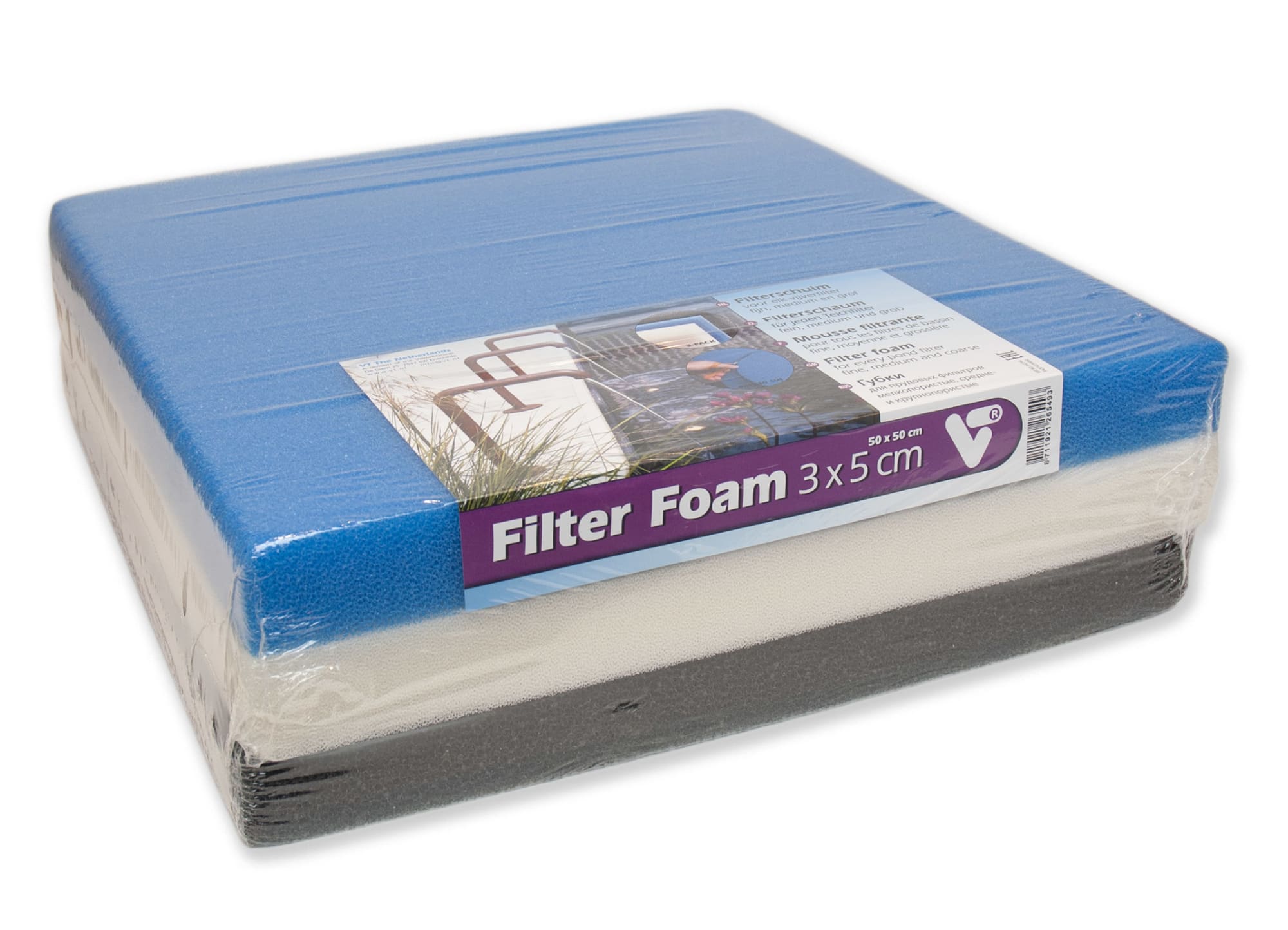 Velda Velda Filter Foam set 50x50x5cm 3st | Filtermedium