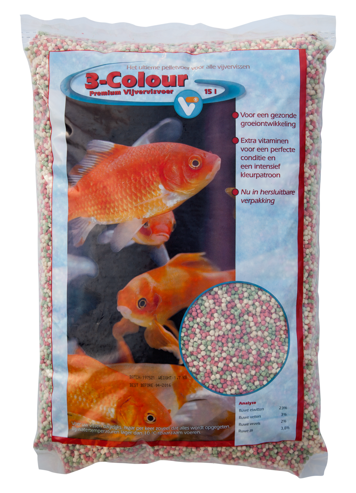 Vt 3-Colour Pellets Premium - 15 Liter | VijverCentrum