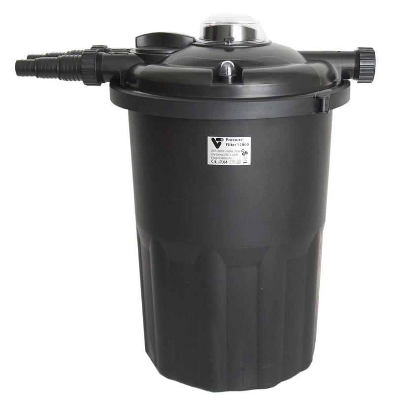 Vt Pressure Filter 15000 + 24 W UV-C Tot 15.000 Liter Vijver | , afbeelding 4 Vijverfilter