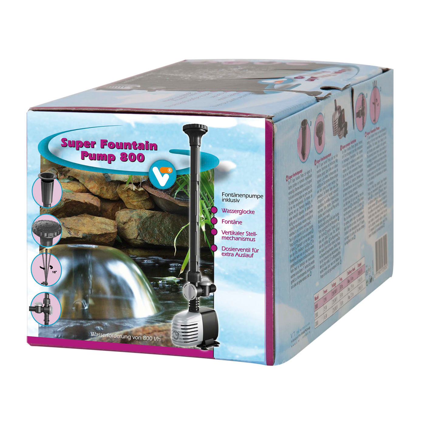 Vt Fonteinpomp 800 liter | VijverCentrum