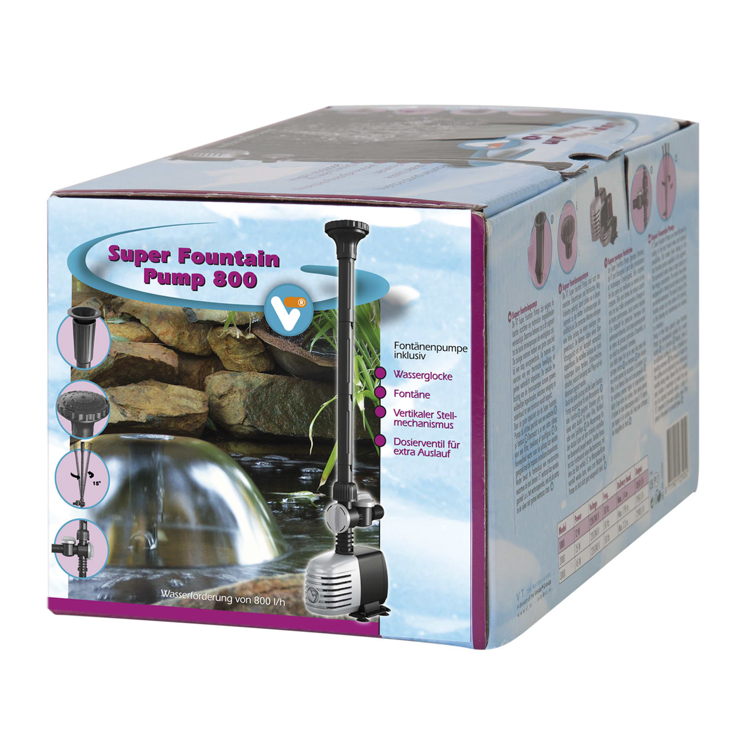 Vt Fonteinpomp 800 liter | VijverCentrum