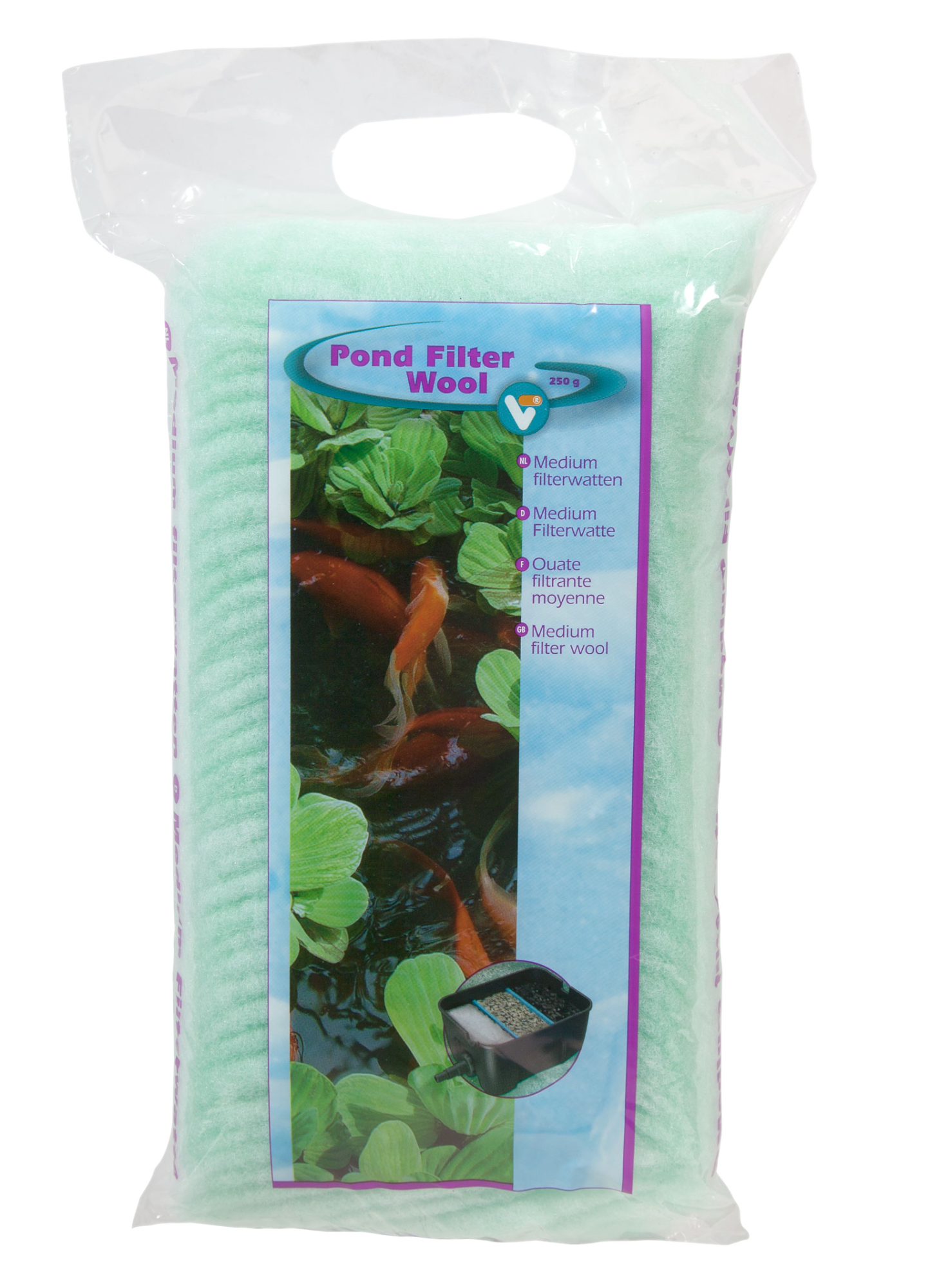 Vt Filter Watten Groen 250 Gram | Filtermateriaal