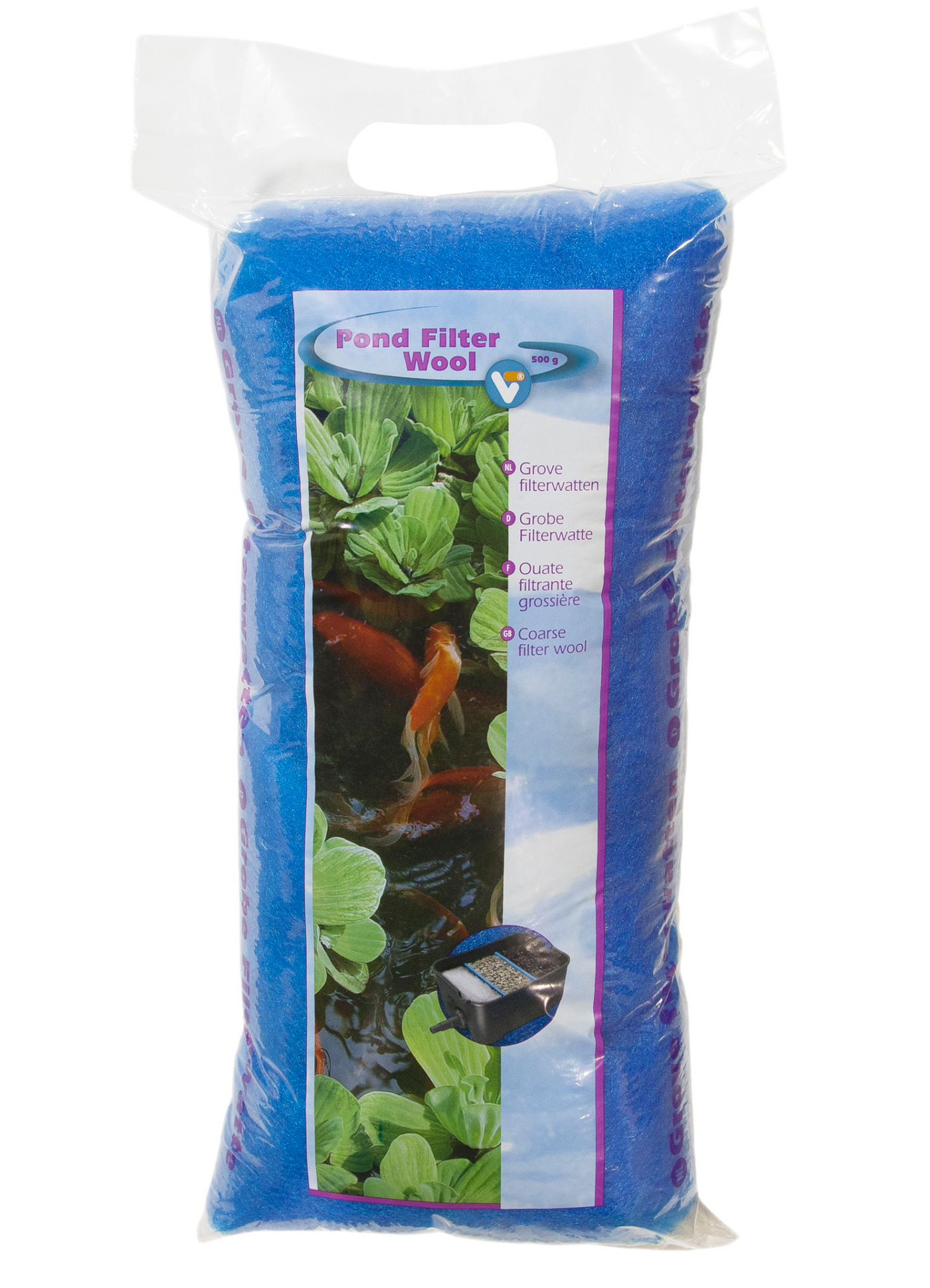 Vt Filter Watten Blauw 500 Gram | Filtermateriaal