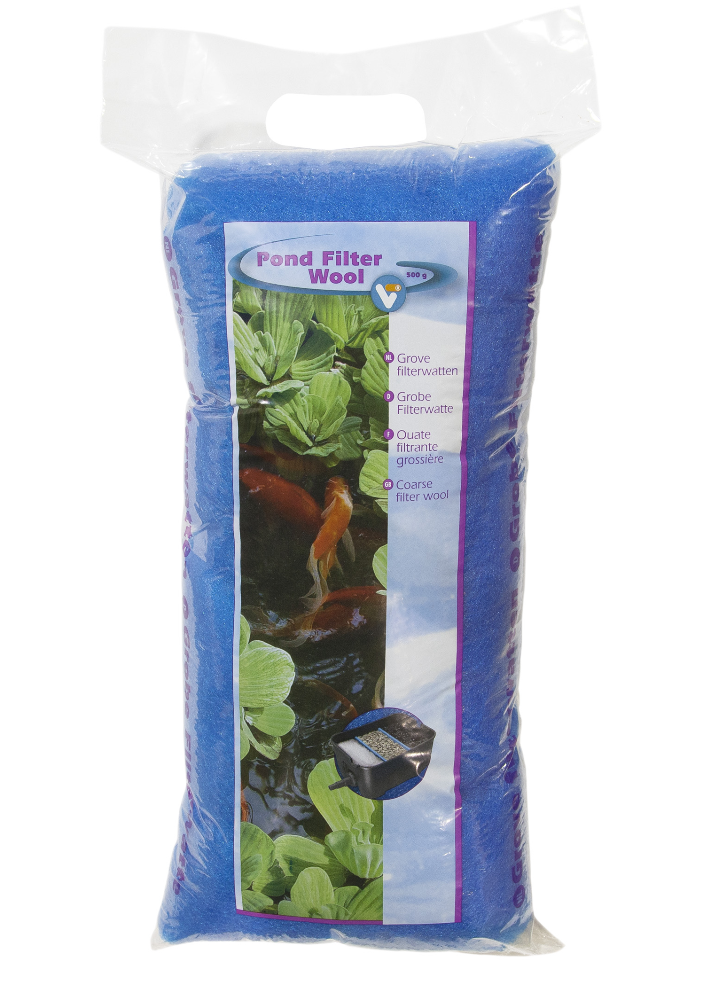 Vt Filter Watten Blauw 500 Gram | Filtermateriaal