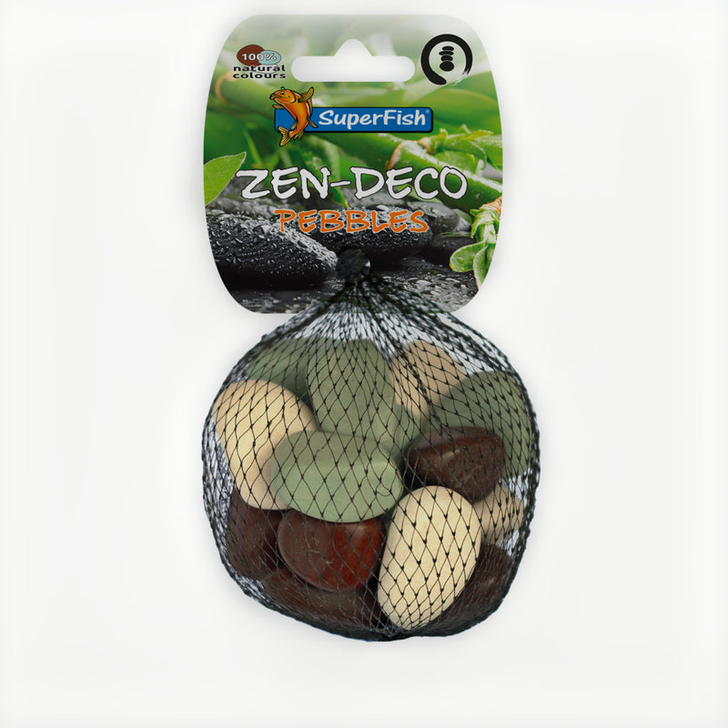 Superfish Zen Pebble Small Mix 300 Gram - productfoto, Aquarium Decoratie bij Vijvercentrum
