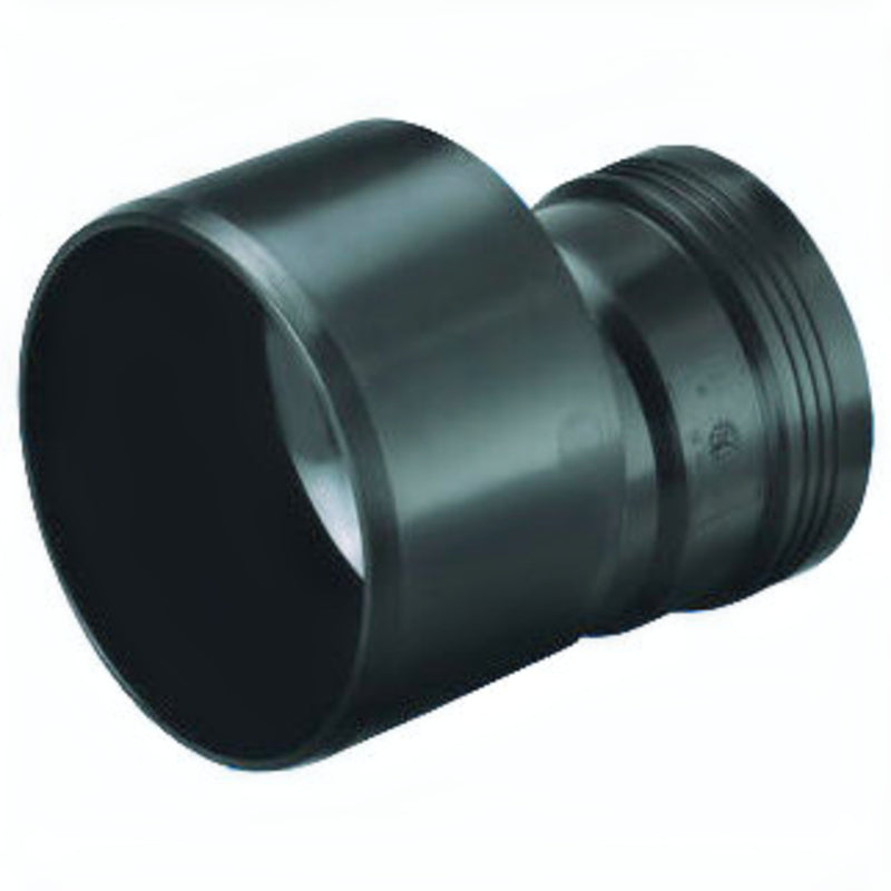 PVC verloopring excentrisch 75 x 40 mm manchet x spie zwart, PVC Hulpstuk bij Vijvercentrum