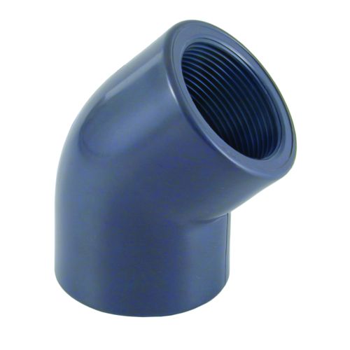 Cepex PVC knie 45° ¾" binnendraad PN10