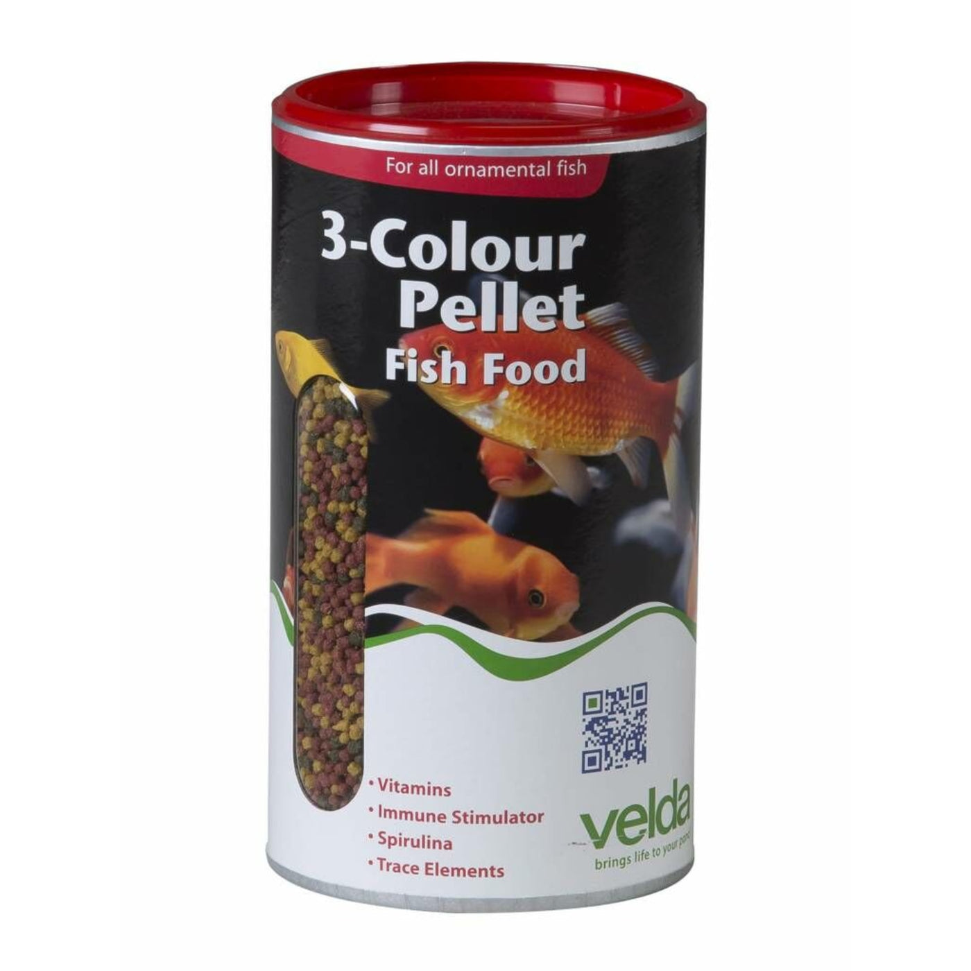 Velda 3-Colour Pellet Food 1250 ml 470 g voor vijvervissen