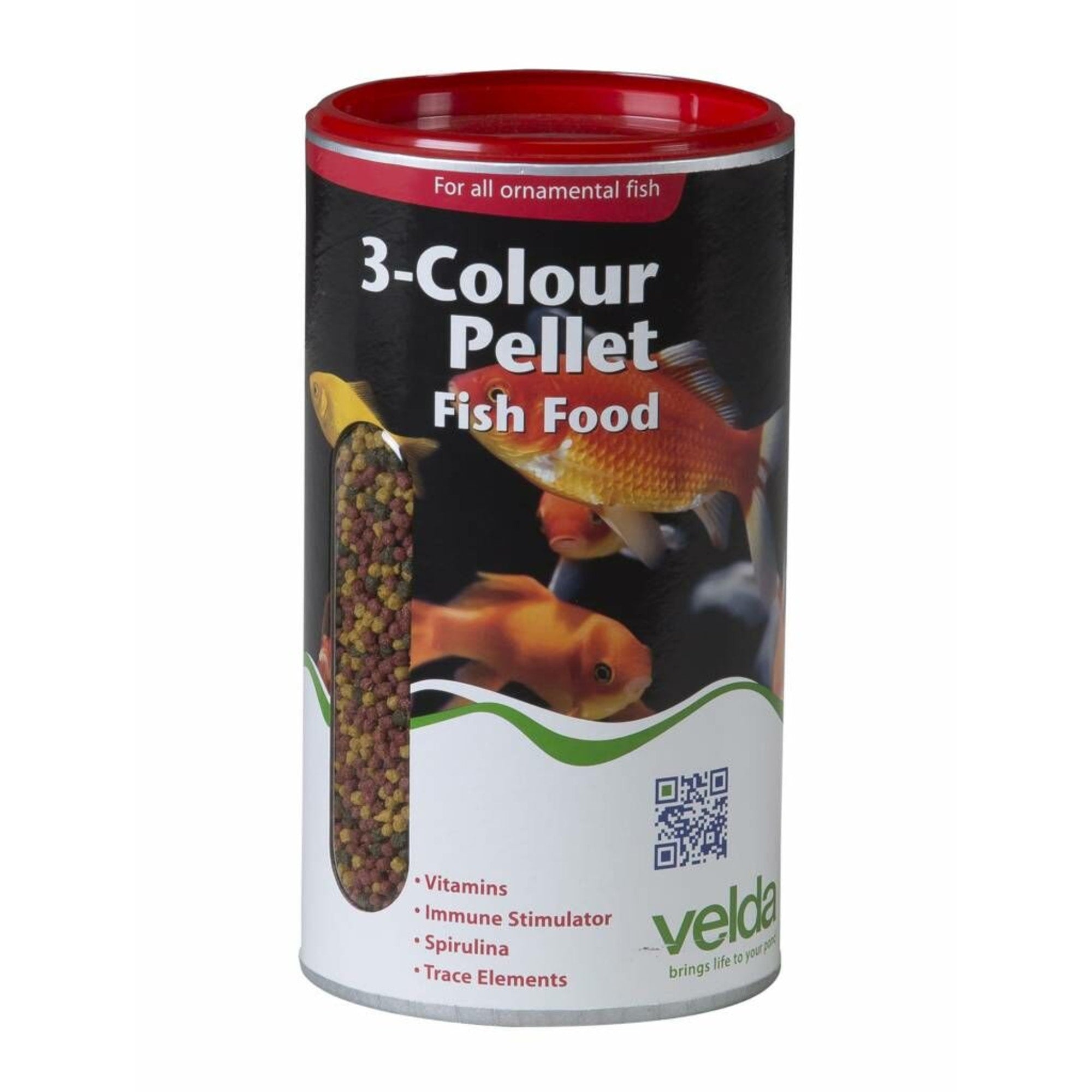 Velda 3-Colour Pellet Food 1250 ml 470 g voor vijvervissen