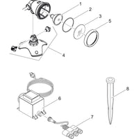 Adapter male H05RN-F2x0,75/female 3x2,35, miniatuur 1