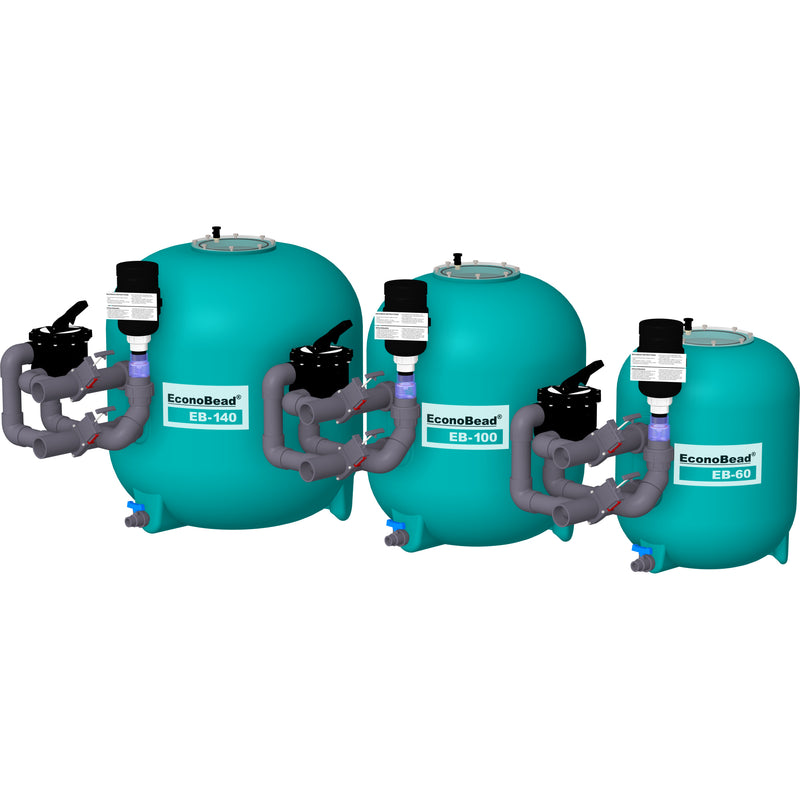 EconoBead filter EB100 2" klep 63mm incl. bypass, Beadfilter bij Vijvercentrum