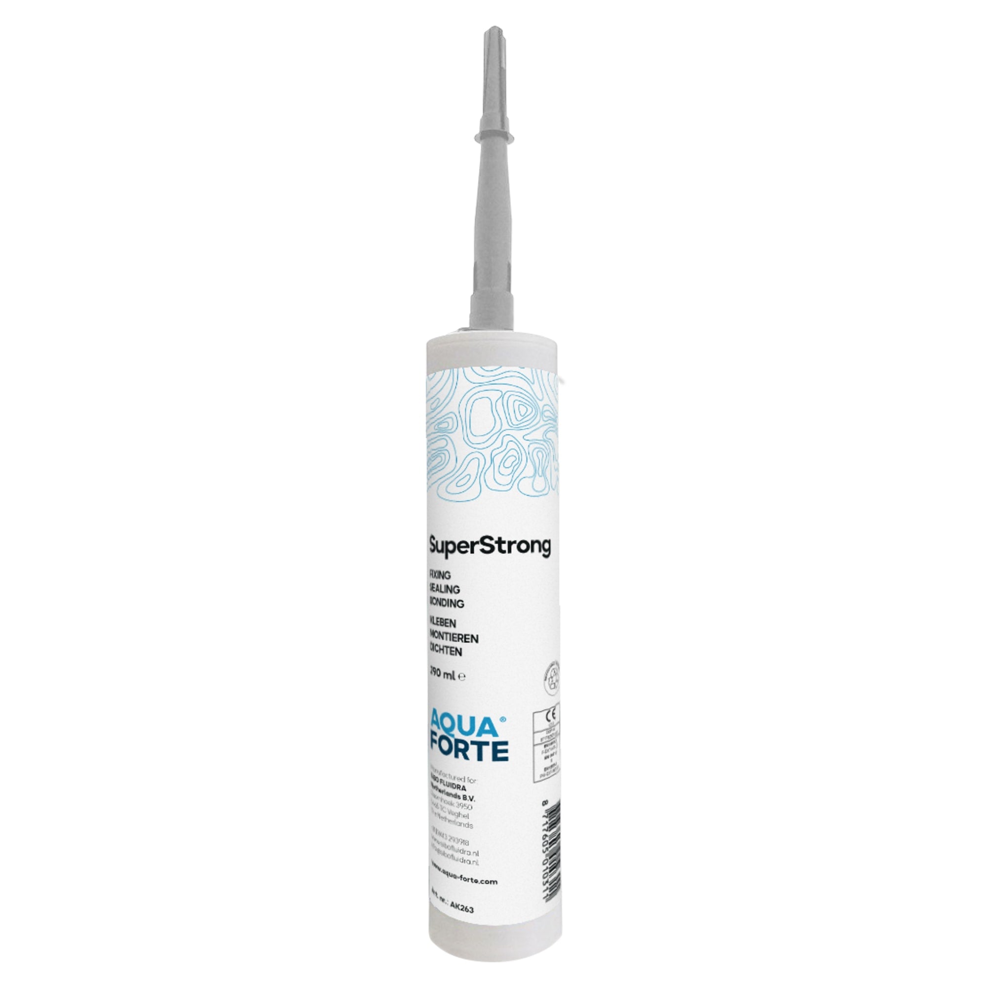 AquaForte Super Strong lijm/kit grijs