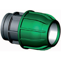 PP klemkoppeling 50mm x 2" binnendraad, miniatuur 1