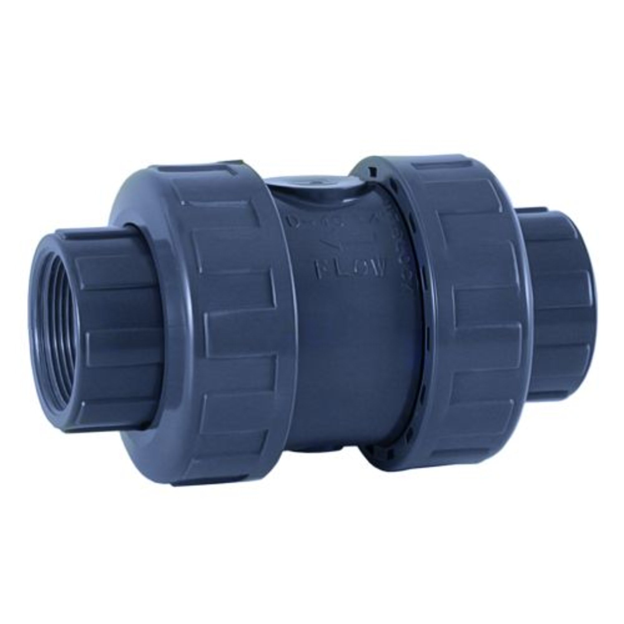 Cepex PVC terugslagklep + veer 1¼" binnendraad PN16