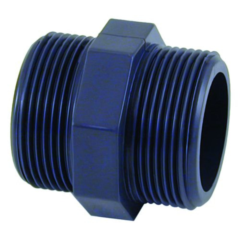 Cepex PVC dubbele nippel 1¼" buitendraad PN10, PVC Hulpstuk bij Vijvercentrum