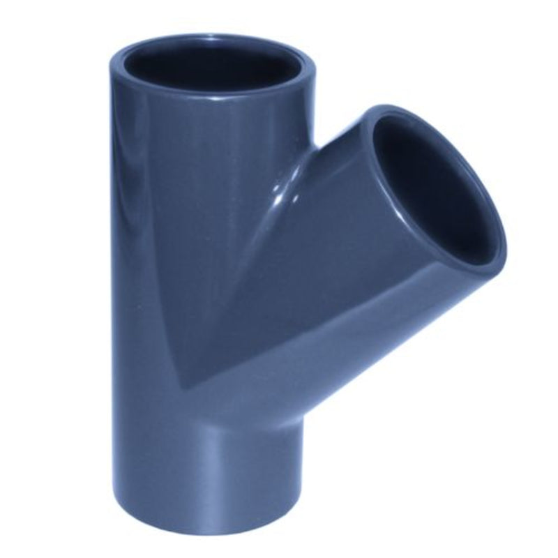 Cepex PVC T-stuk 45° Ø110mm PN10, PVC Hulpstuk bij Vijvercentrum