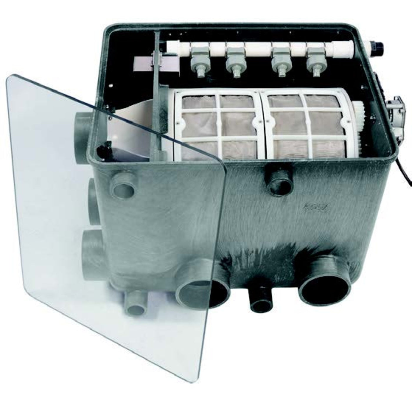 Transparante deksel trommelfilter AFT-1