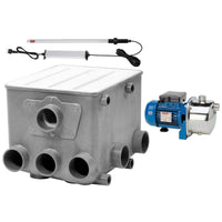 AquaForte Trommelfilter set + Jetpomp, miniatuur 1