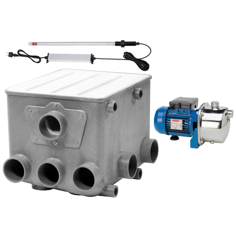 AquaForte Trommelfilter set + Jetpomp, Trommelfilter bij Vijvercentrum