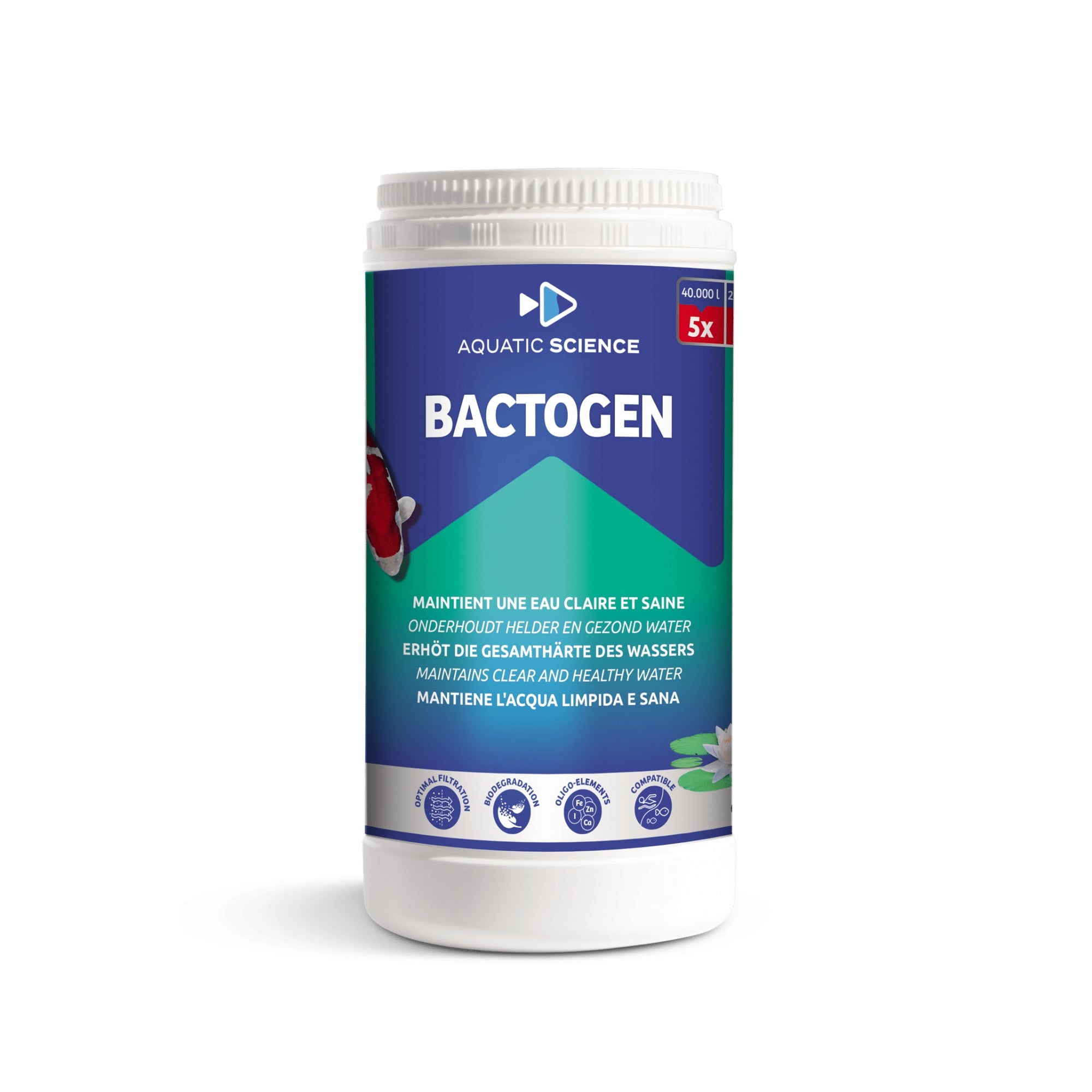 Aquatic Science Bactogen 200m³ | 5kg voor 200.000L - productfoto